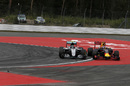 Nico Rosberg and Max Verstappen side by side