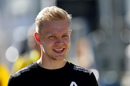Kevin Magnussen looks relaxed in the paddock