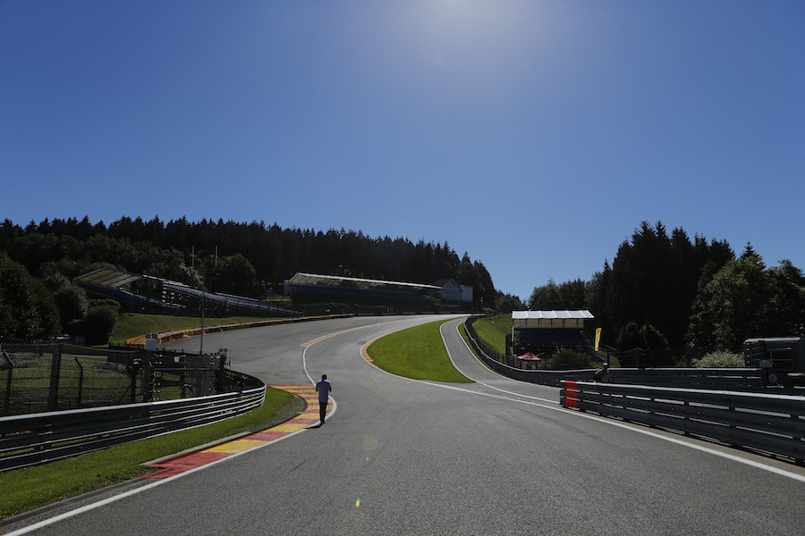 Track view at Spa Francorchamps