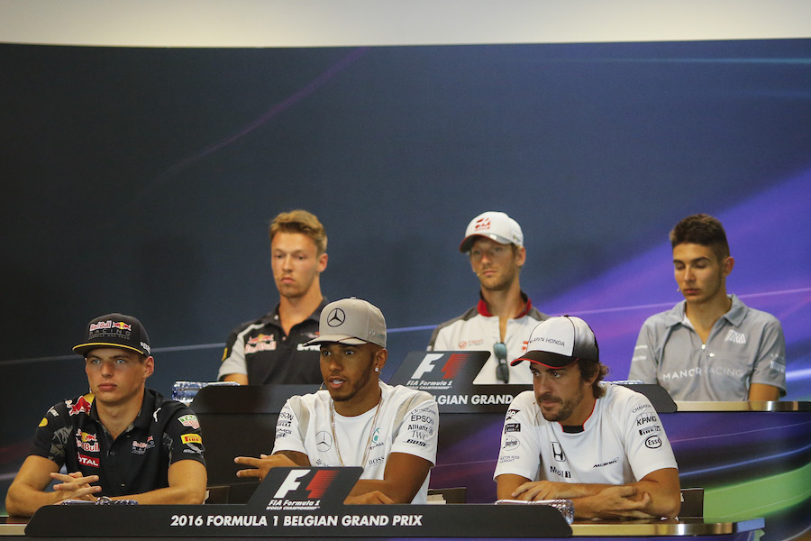 Thursday press conference at Belgian Grand Prix