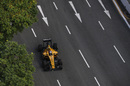 Jolyon Palmer on track in the Renault 