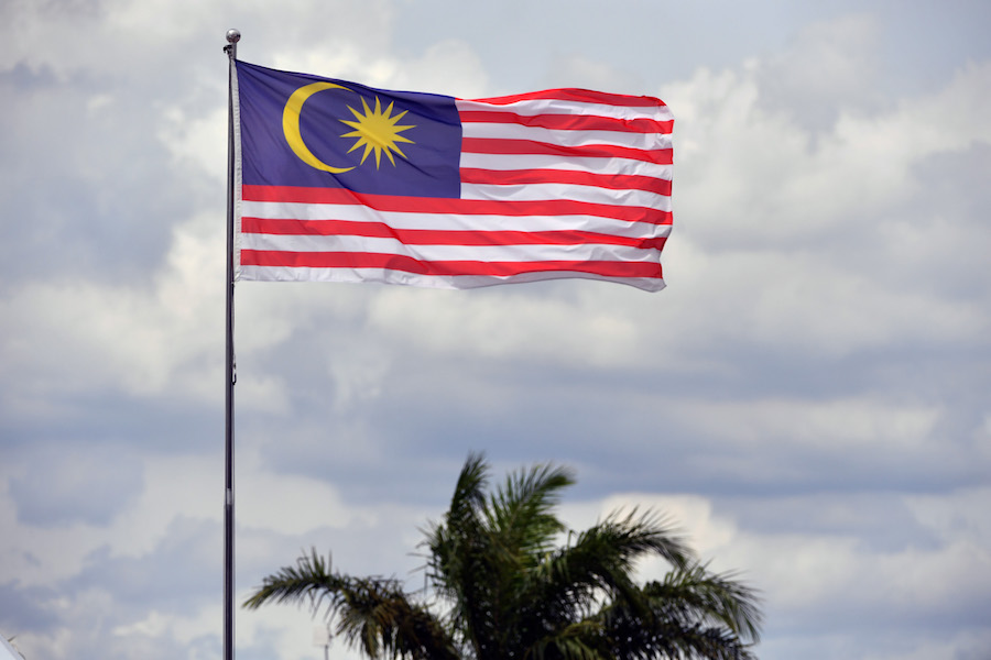 Malaysian flag in Sepang