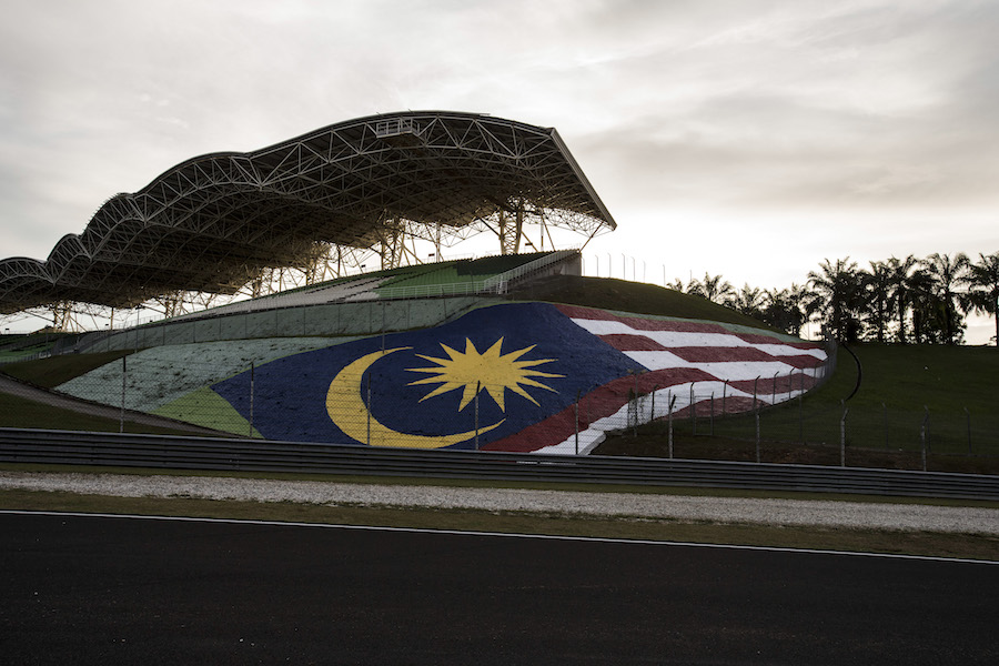 Track view at Sepang International Circuit