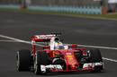Sebastian Vettel puts on medium tyres