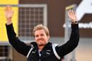 Nico Rosberg waves to fans