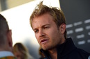 Nico Rosberg answers questions from media