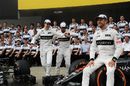 McLaren team photo with Jenson Button, Fernando Alonso and Stoffel Vandoorne