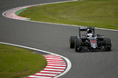 Fernando Alonso on tack in the McLaren