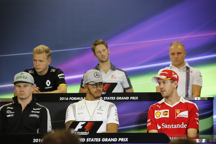 Thursday press conference at United States Grand Prix