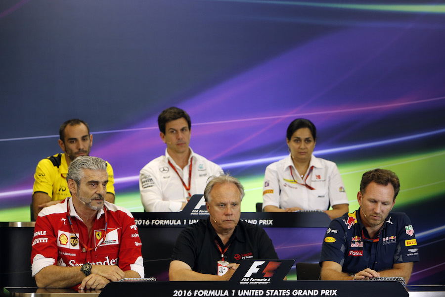 The Friday press conference in United States Grand Prix
