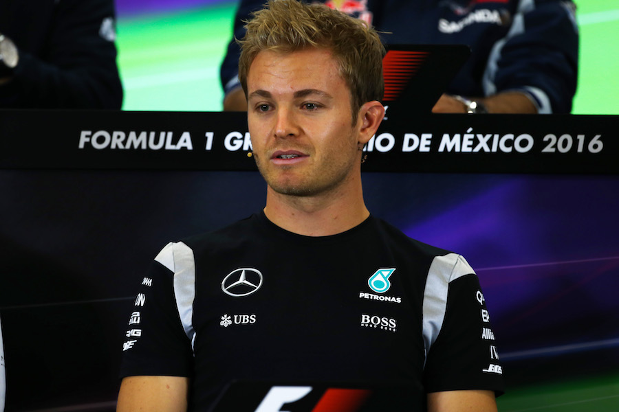 Nico Rosberg in the press conference on Thursday
