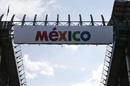 Mexico Signage banner at the track