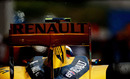 Heat rises from Vitaly Petrov's Renault