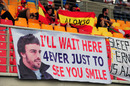 Fernando Alonso fans get their message across
