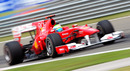 Felipe Massa on track