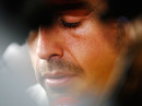 The pressure shows on Fernando Alonso's face after a poor Q2