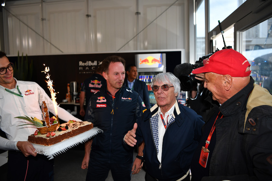 86th Birthday cake for Bernie Ecclestone