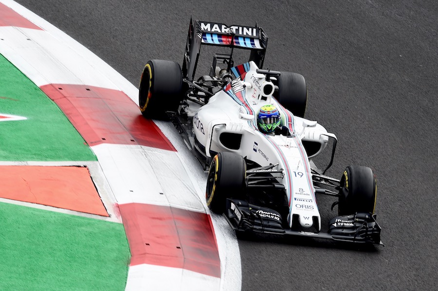 Felipe Massa approaches a corner