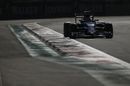 Felipe Nasr on track in the Sauber