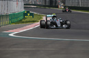 Nico Rosberg approaches a corner