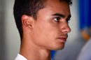 Pascal Wehrlein in the garage