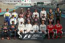 Driver group photo at the final race of the season