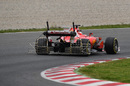 Kimi Raikkonen on track with aero sensors