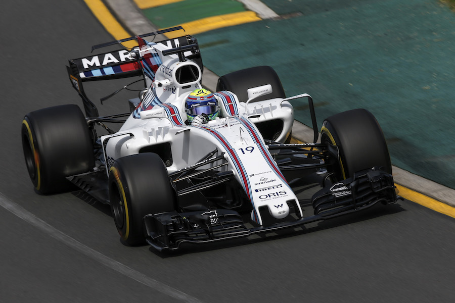 Felipe Massa approaches a corner