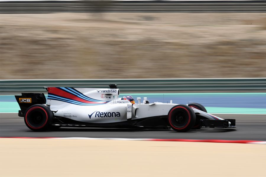 Gary Paffett on track in the Williams
