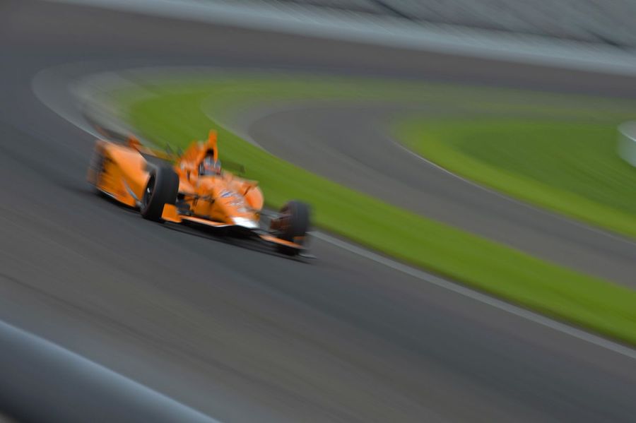 Fernando Alonso at Indianapolis 500 Rookie Orientation Test