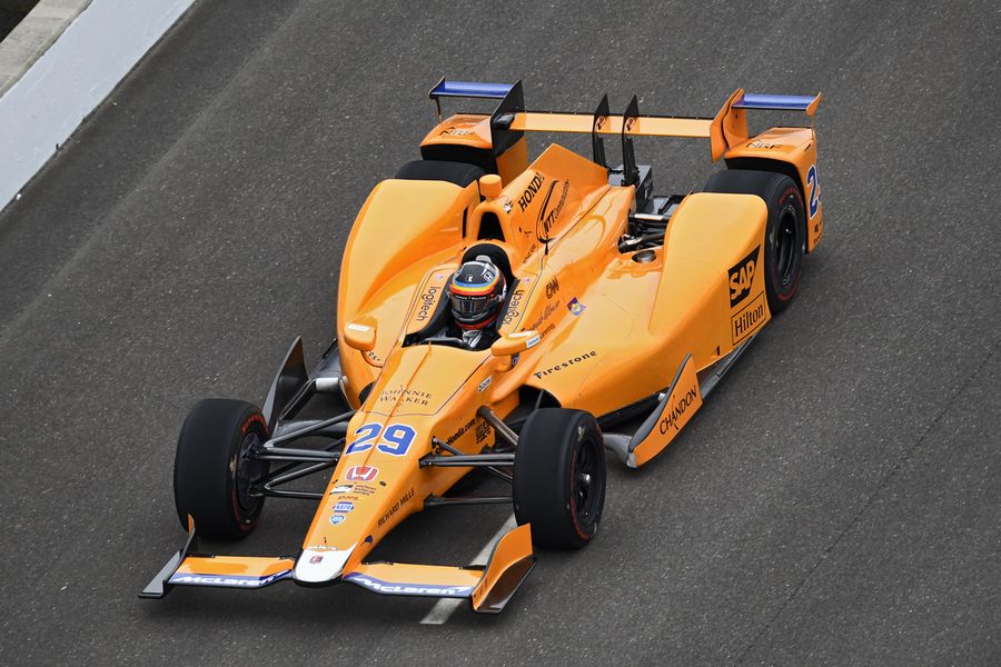 Fernando Alonso at Indianapolis 500 Rookie Orientation Test