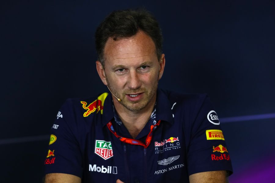 Christian Horner in the Press Conference