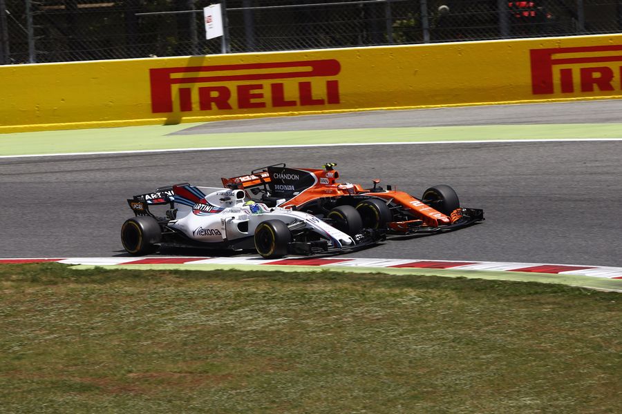 Felipe Massa and Stoffel Vandoorne side by side