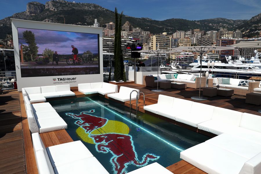 Swimming pool in the Red Bull Energy Station