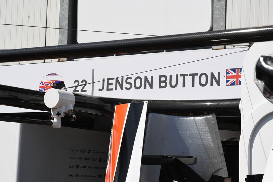 Garage of Jenson Button