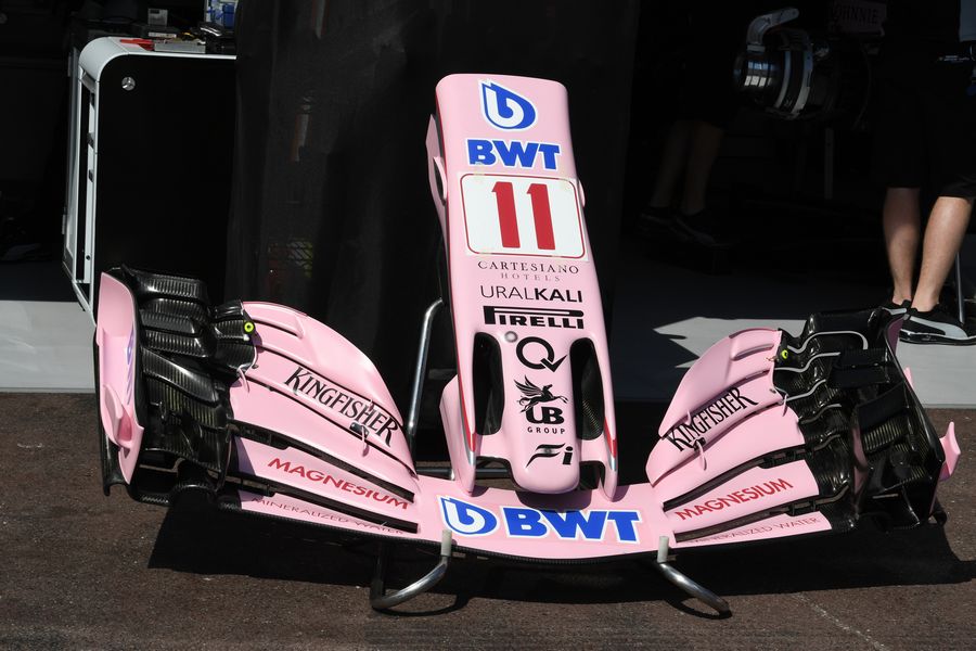 Force India VJM10 nose and front wing
