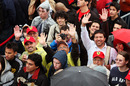 Rain fails to dampen F1 fans' spirits on a wet Thursday in Montreal