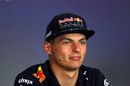 Max Verstappen in the Press Conference