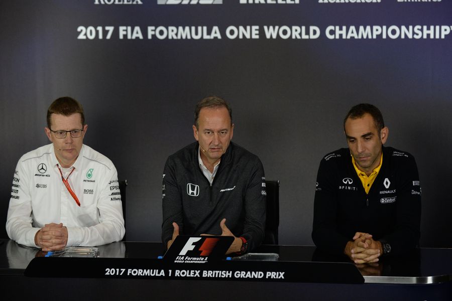 The Friday press conference in Silverstone