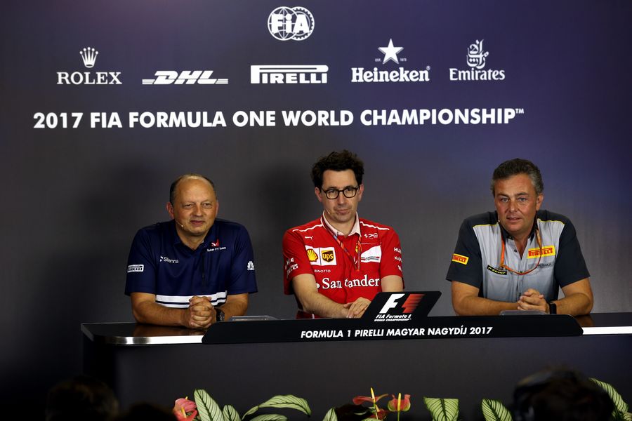 The Friday press conference in Hungaroring