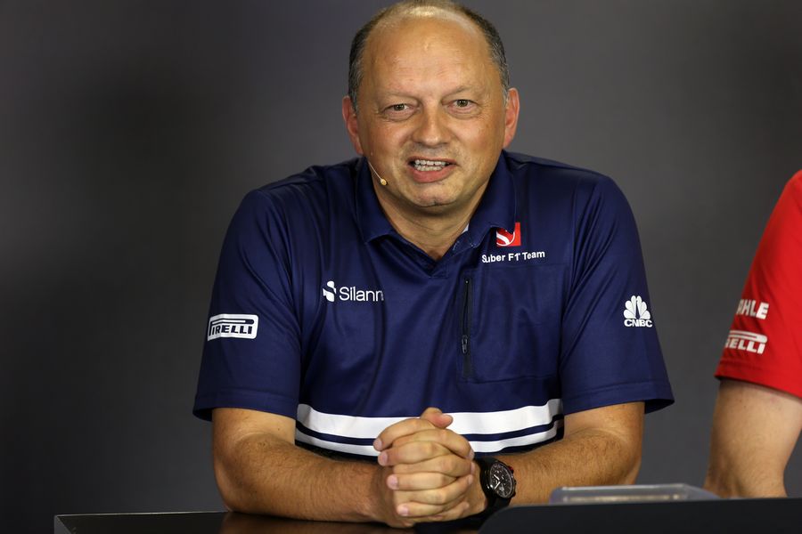 Frederic Vasseur in the Press Conference