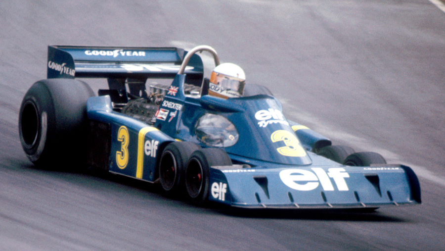 Jody Scheckter on his way to victory in Sweden