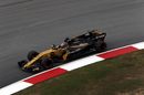 Nico Hulkenberg on track in the Renault