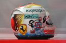 The helmet of Sebastian Vettel