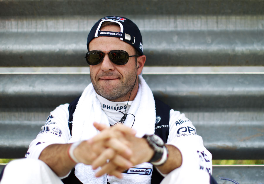 Rubens Barrichello keeps cool ahead of the Canadian Grand Prix