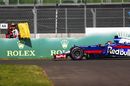 Brendon Hartley stops on track in FP1