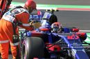 Pierre Gasly stops on track in FP3