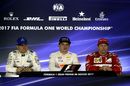 Top 3 drivers in the press conference after race
