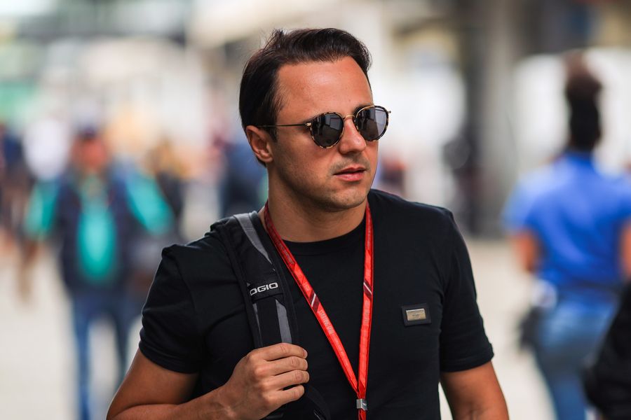 Felipe Massa in the paddock