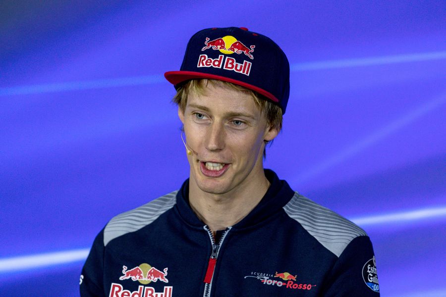 Brendon Hartley in the Press Conference